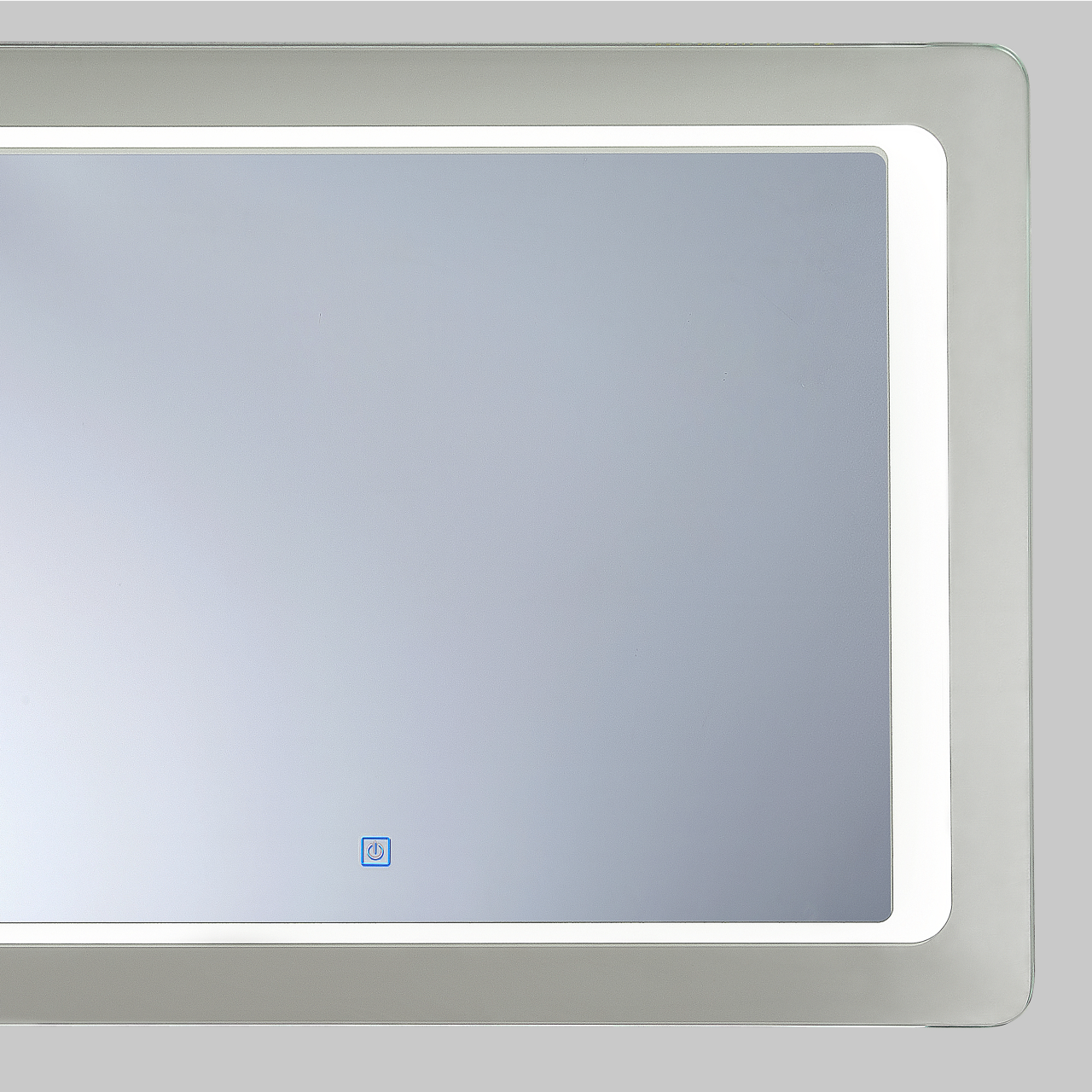 Oglindă LED pentru baie WASSY 80 cm 60 cm Argintiu [4]