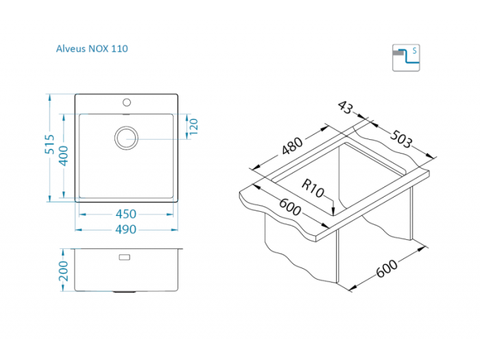 Alveus Nox 110 and Stella faucet package [6]
