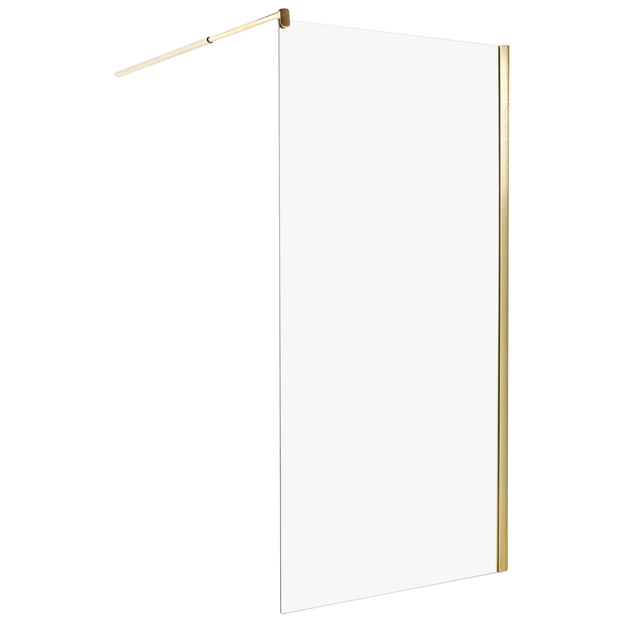 AHAUS shower screen 100 x 190 cm Gold [2]