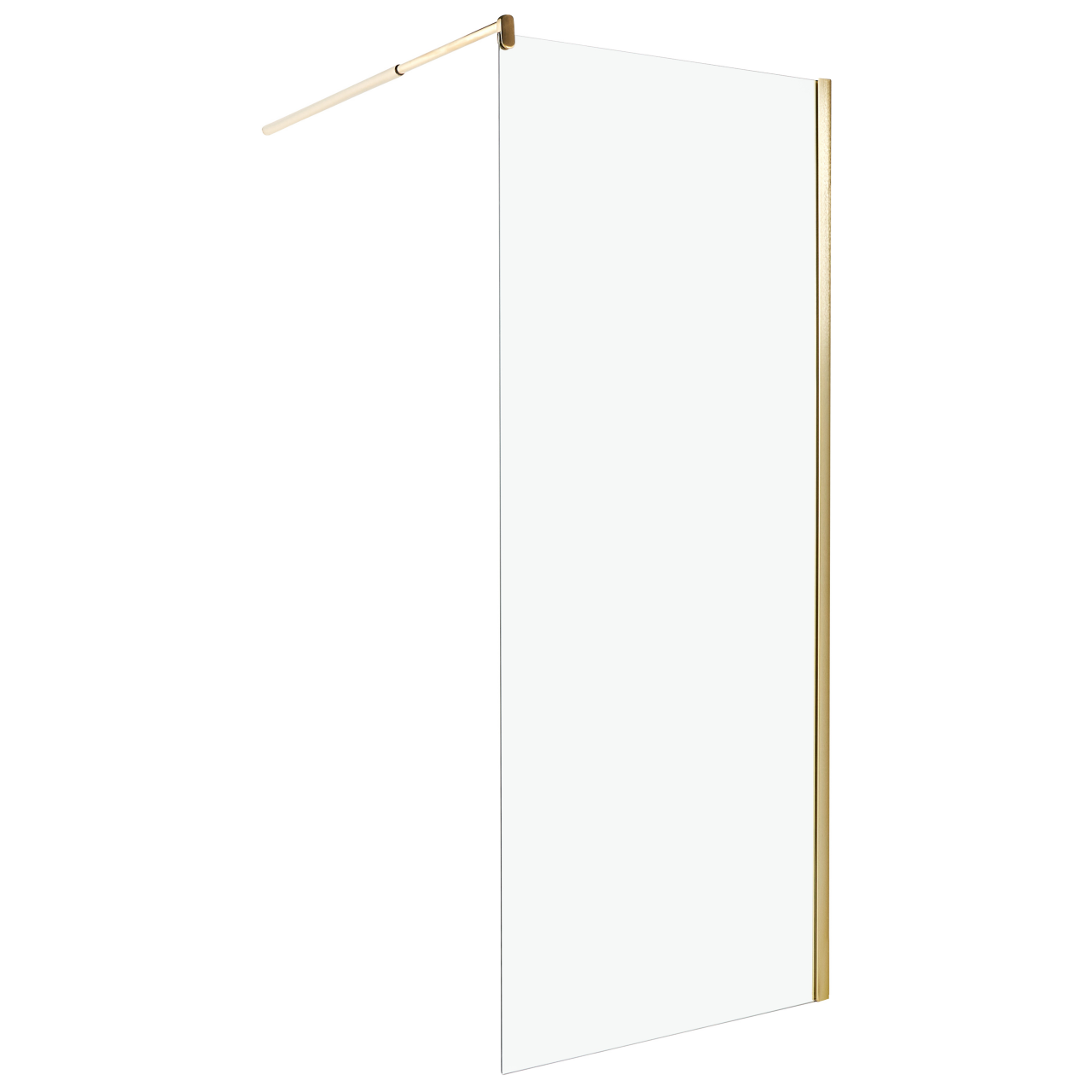 AHAUS Shower Screen 80 x 190 cm Gold [2]