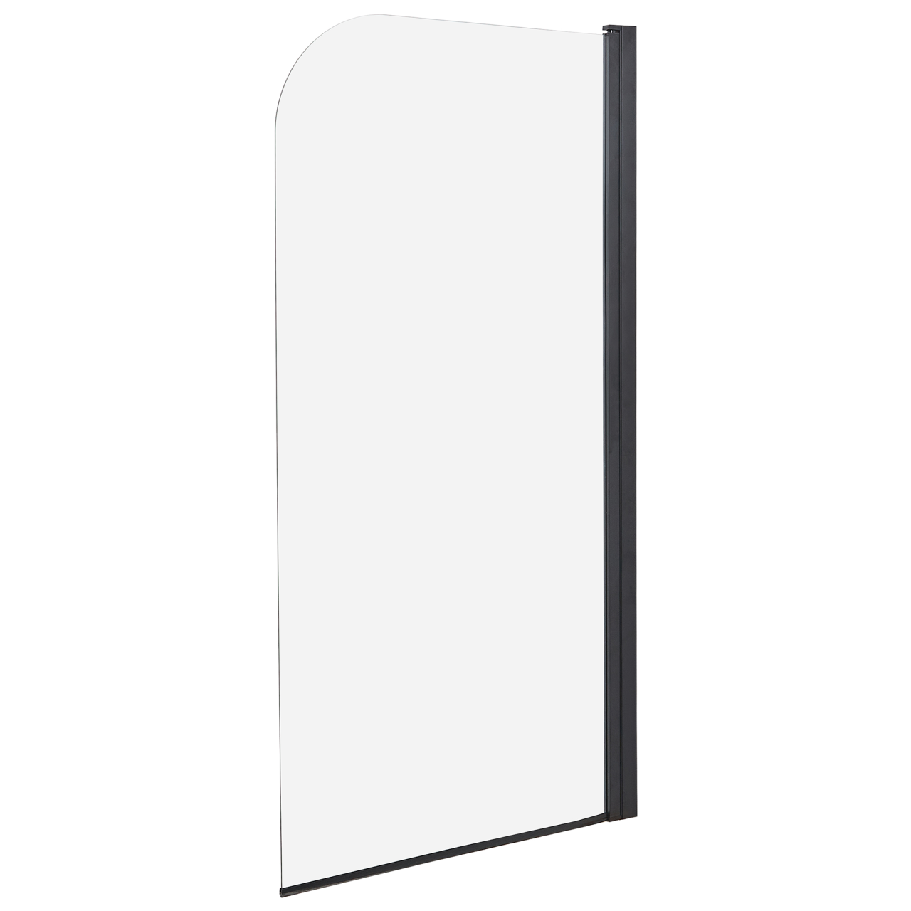Perete de duș LAPAN 140 x 80 cm Negru [2]