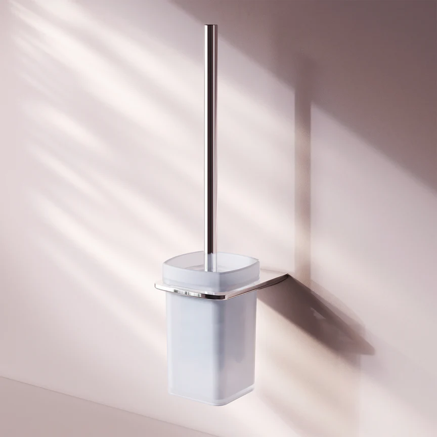 Perie de toaletă de perete Inspire 2.0, crom [3]