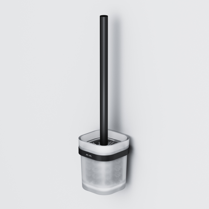Perie WC AM.PM Func A8F33322, suspendat, metal + sticla mata, finisaj negru mat [4]