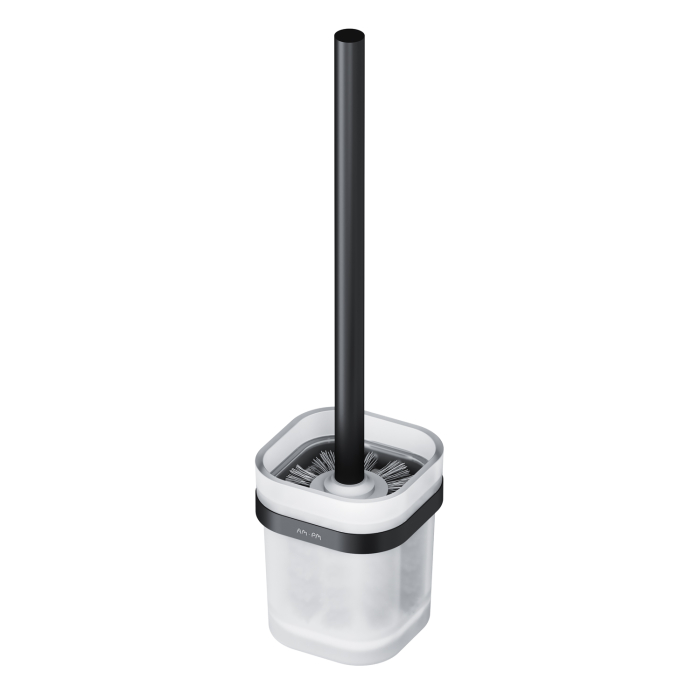 Perie WC AM.PM Func A8F33322, suspendat, metal + sticla mata, finisaj negru mat [8]