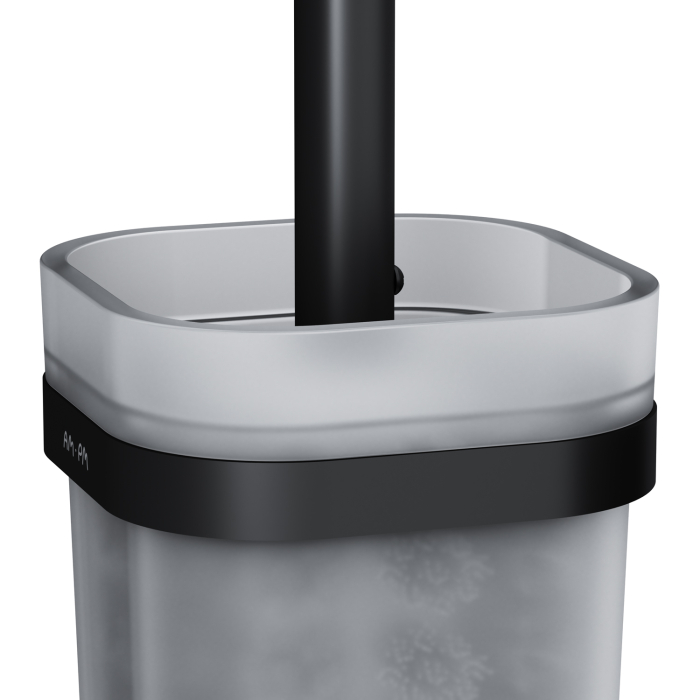 Perie WC AM.PM Func A8F33322, suspendat, metal + sticla mata, finisaj negru mat [7]