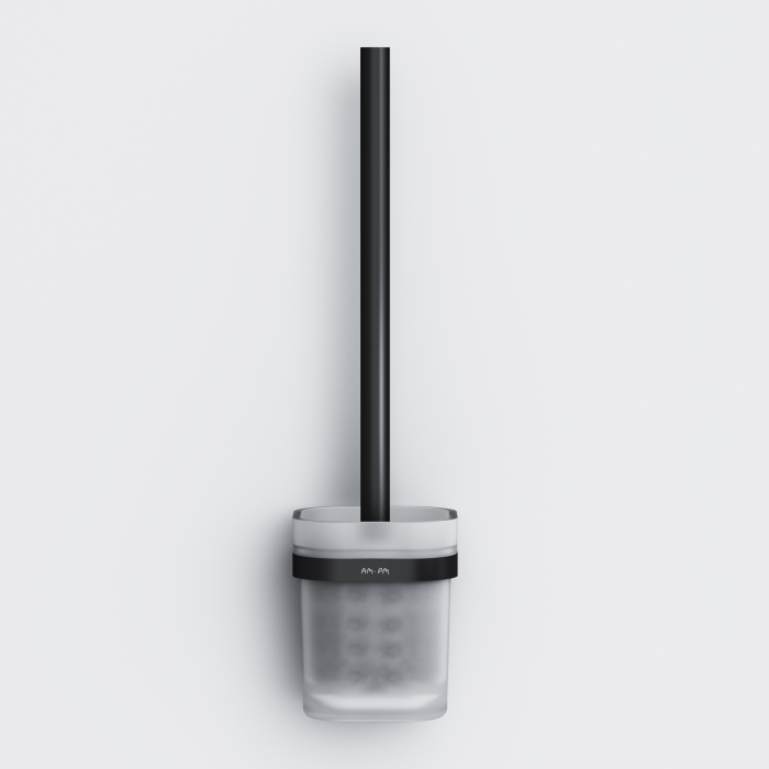 Perie WC AM.PM Func A8F33322, suspendat, metal + sticla mata, finisaj negru mat [6]
