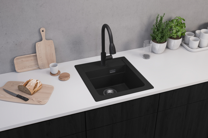 PRIMROSE BLACK MATT - PULL-OUT HEAD WITH SHOWER [2]