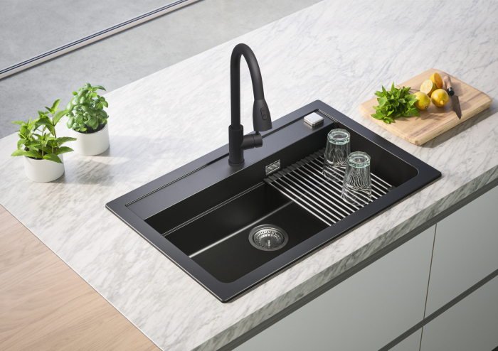 PRIMROSE BLACK MATT - PULL-OUT HEAD WITH SHOWER [3]