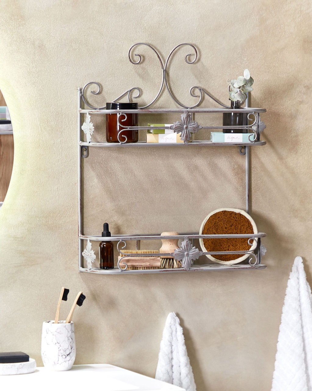 Marayes hanging shelf Metal Grey [1]