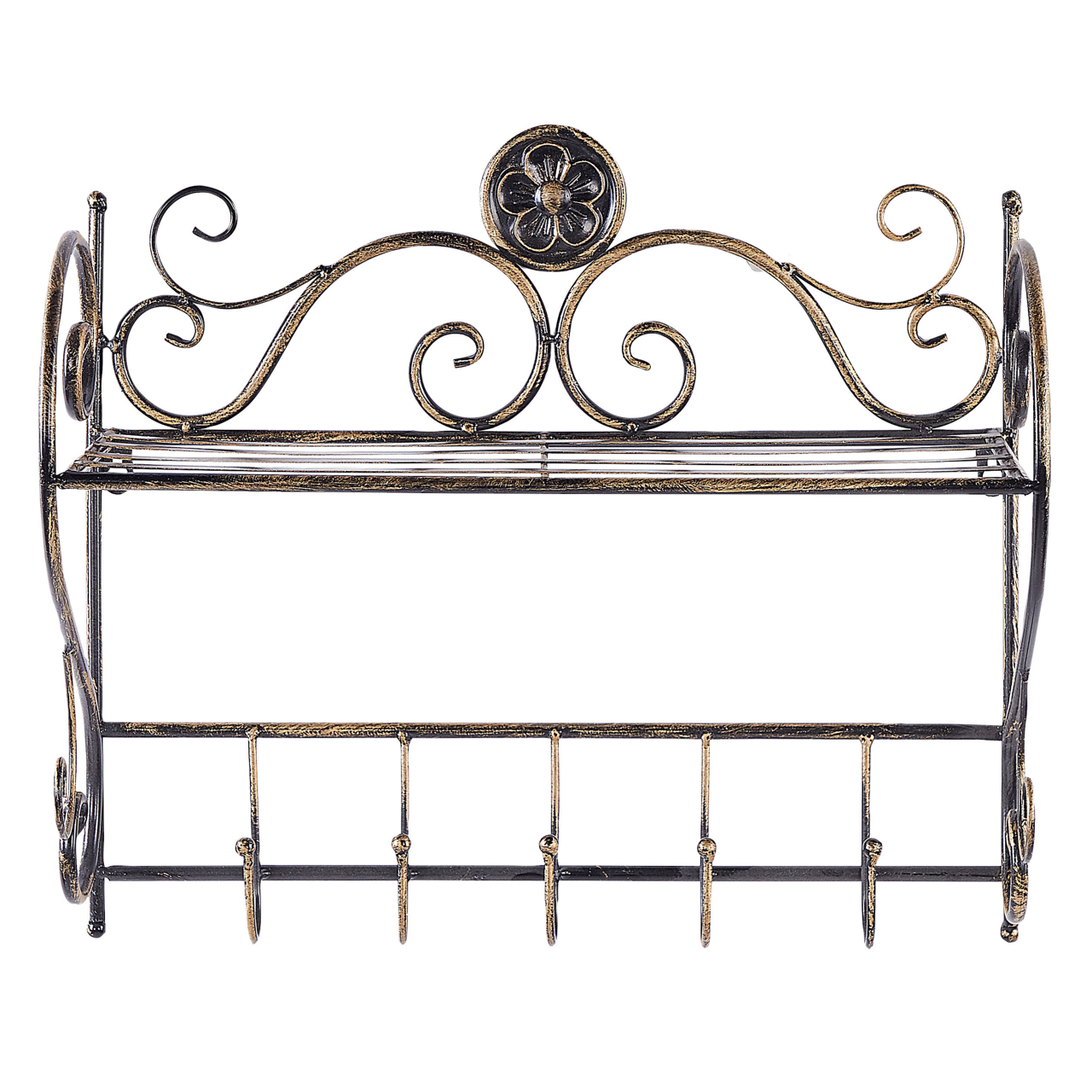 Raft suspendat OSORNO Metal Negru [4]