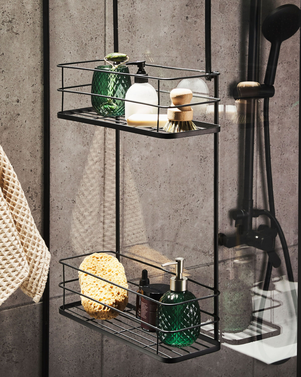 TAYASU hanging shelf Metal Black [1]