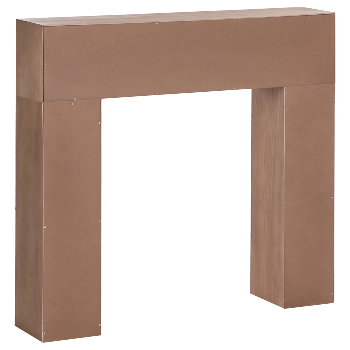Fireplace frame BUNBURY Light brown [5]