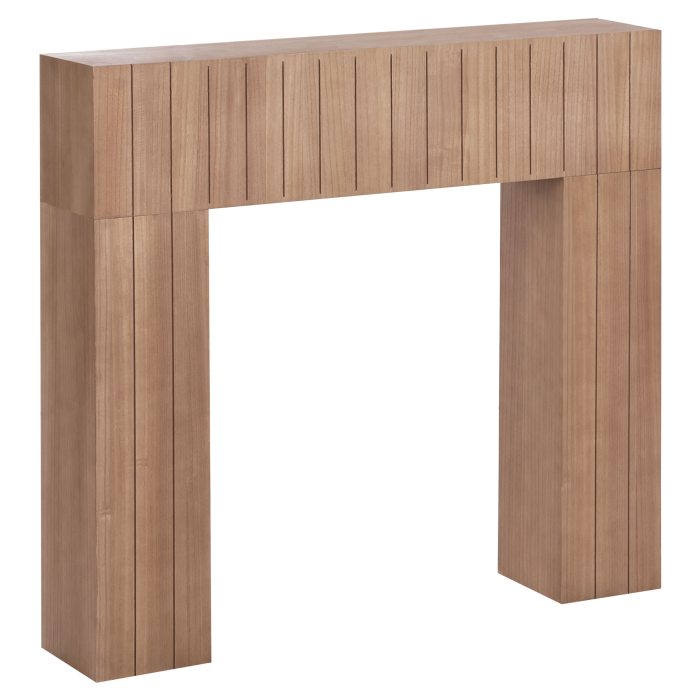 Fireplace frame BUNBURY Light brown [4]