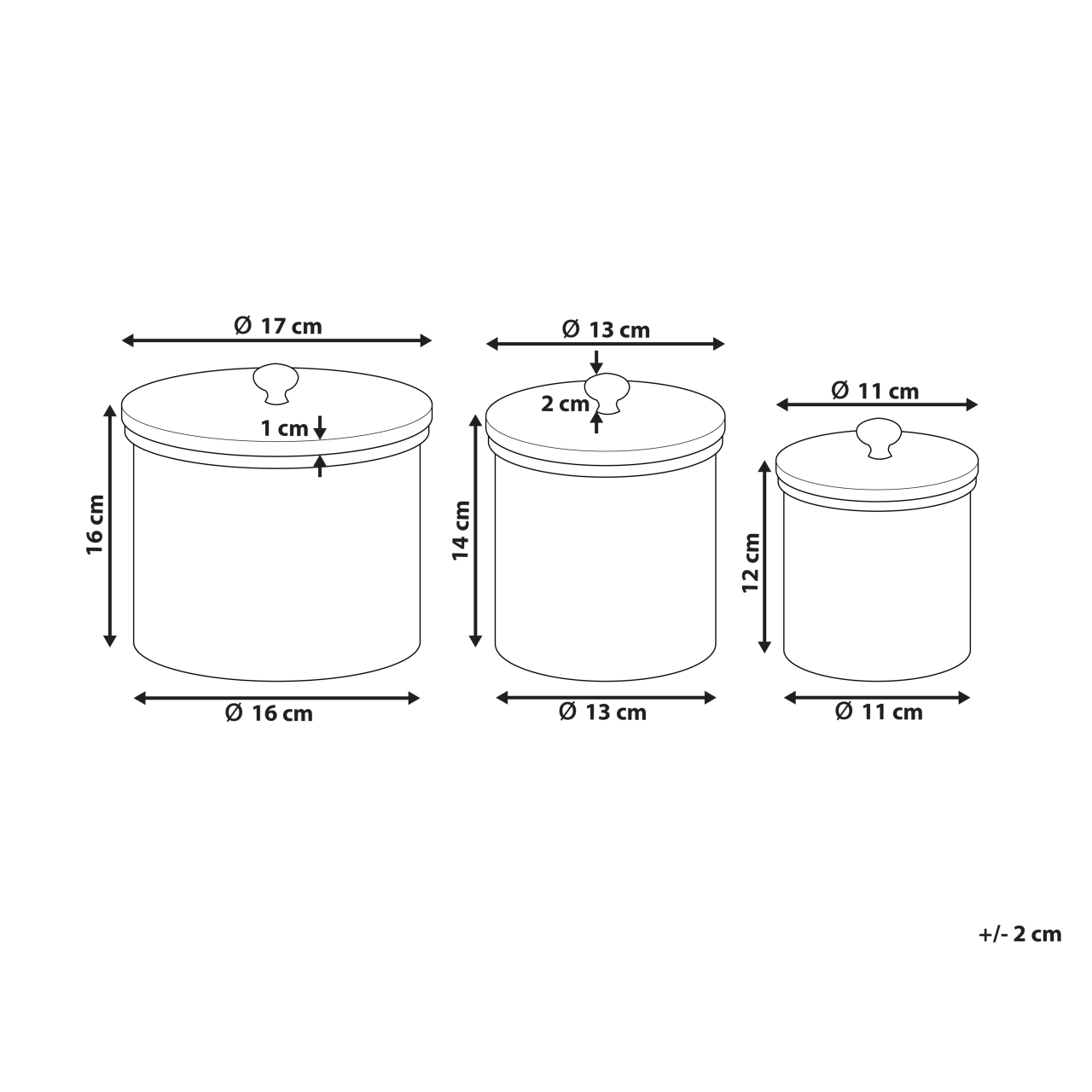 Storage container ALEXANDRIA Metal Silver [3]
