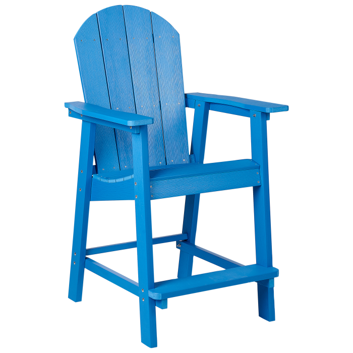 Garden bar chair ADIRONDACK Synthetic material Blue [2]