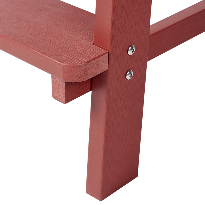 Garden bar stool ADIRONDACK Synthetic Red [7]