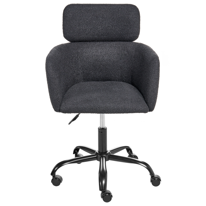 Office chair ALENA Boucle Black [6]