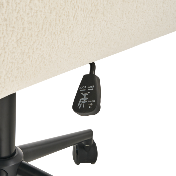 Office chair ALPINE Boucle Off-white [9]