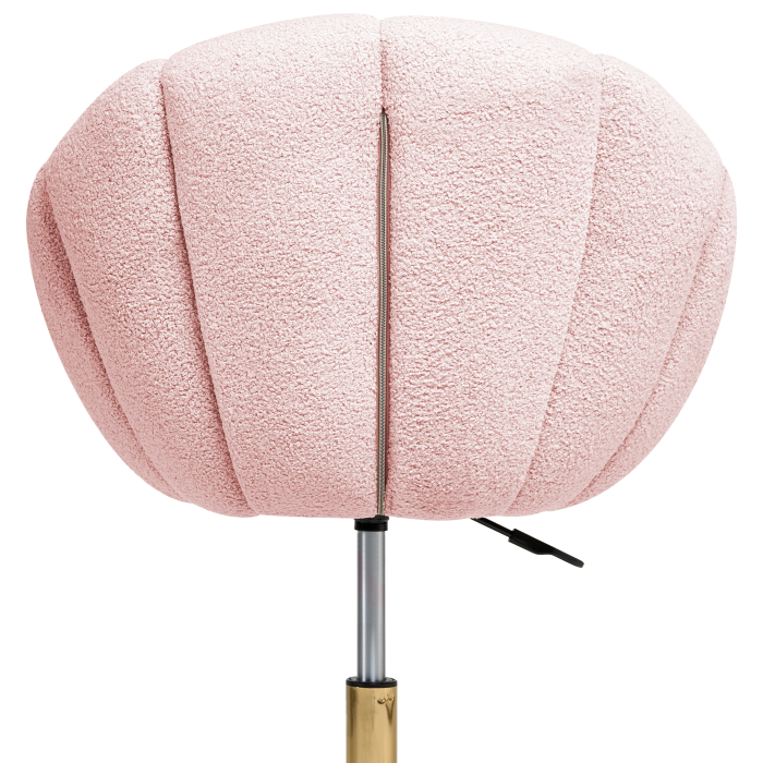 ANNABELLE Office Chair Boucle Pastel Pink [7]