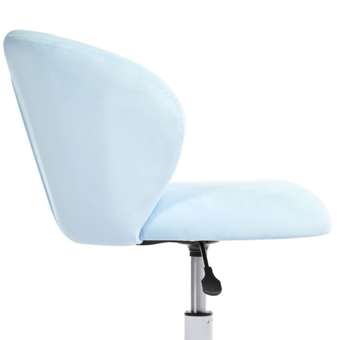 CHEERFUL office chair Velvet Light blue [6]
