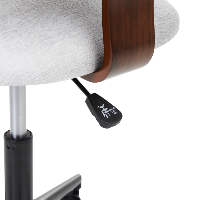 Office chair GUNNISON Synthetic linen Light Grey [9]