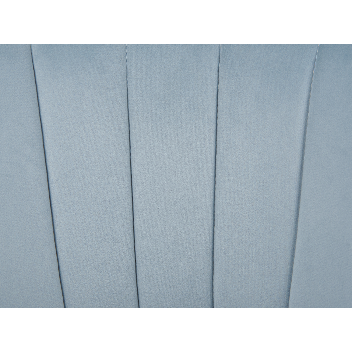 Scaun de birou KATONAH Catifea Albastru deschis [9]