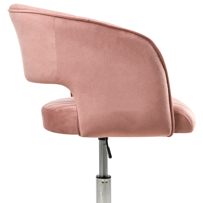 Scaun de birou KATONAH Catifea Roz [5]