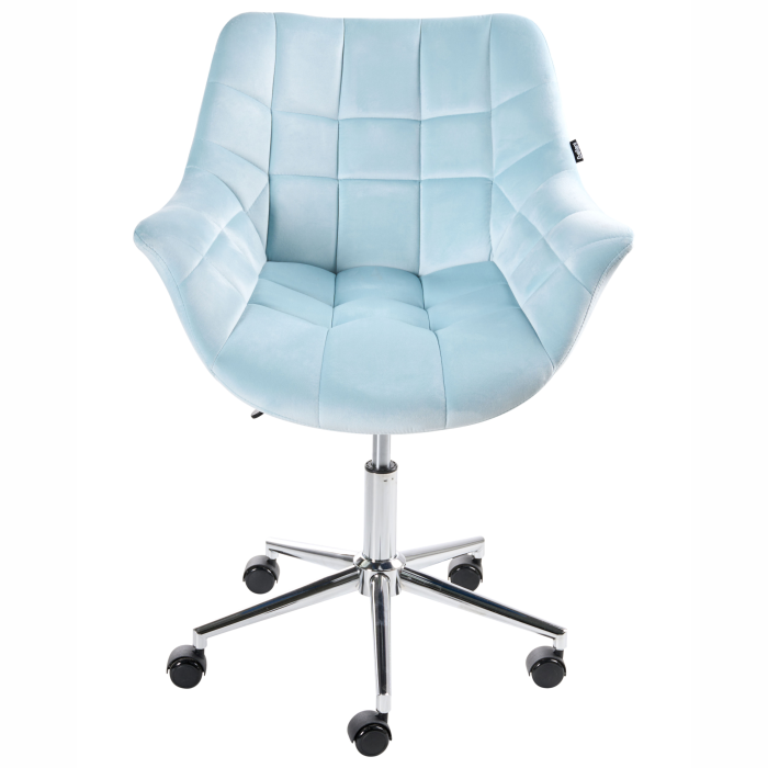 Office chair LABELLE Velvet Light blue [5]