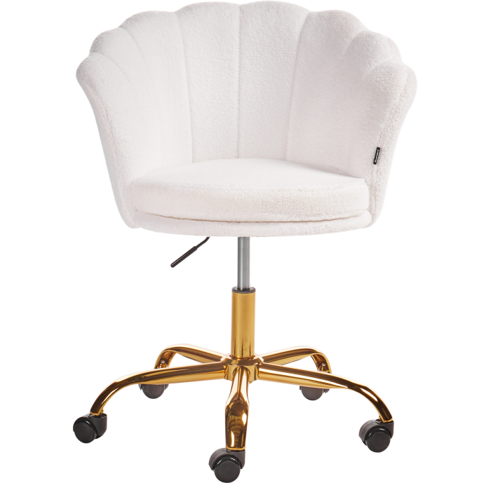 Office chair MONTICELLO Boucle White [5]
