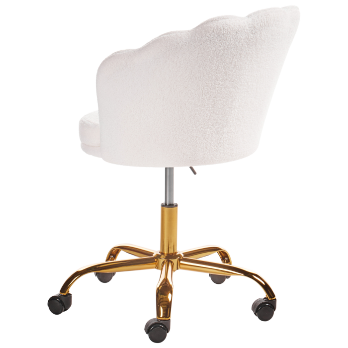 Office chair MONTICELLO Boucle White [6]