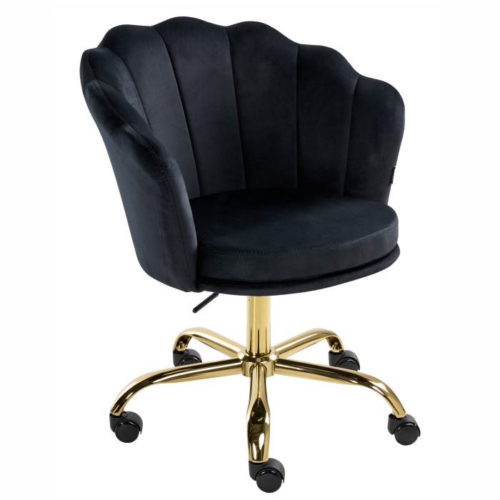 Office chair MONTICELLO Velvet Black [4]