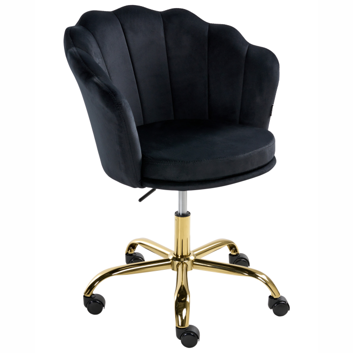 Office chair MONTICELLO Velvet Black [2]