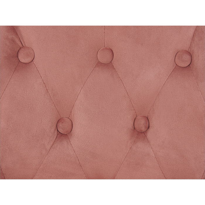 Office Chair PARRISH Velvet Pastel Pink [9]