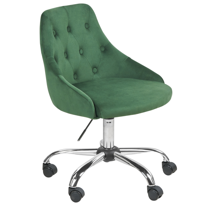Scaun de birou PARRISH Catifea Verde smarald [4]