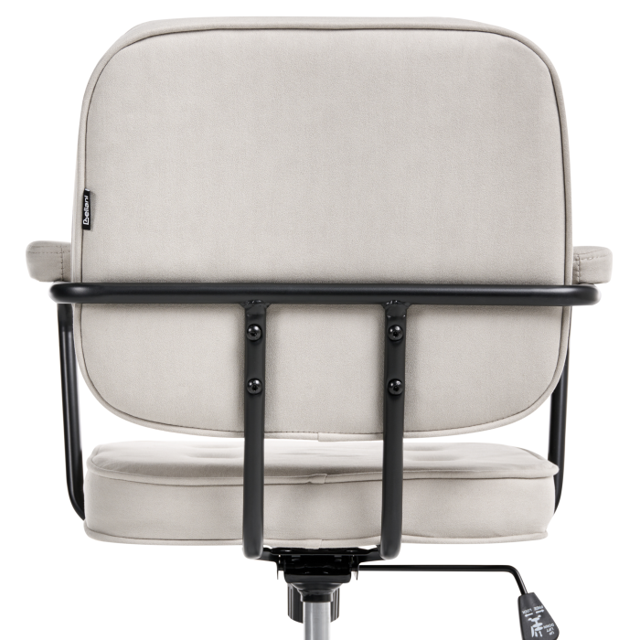 Scaun de birou PAWNEE Catifea Bej deschis [5]