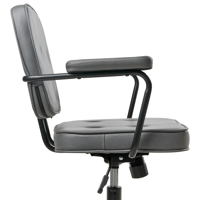 Office Chair PAWNEE Velvet Grey [5]