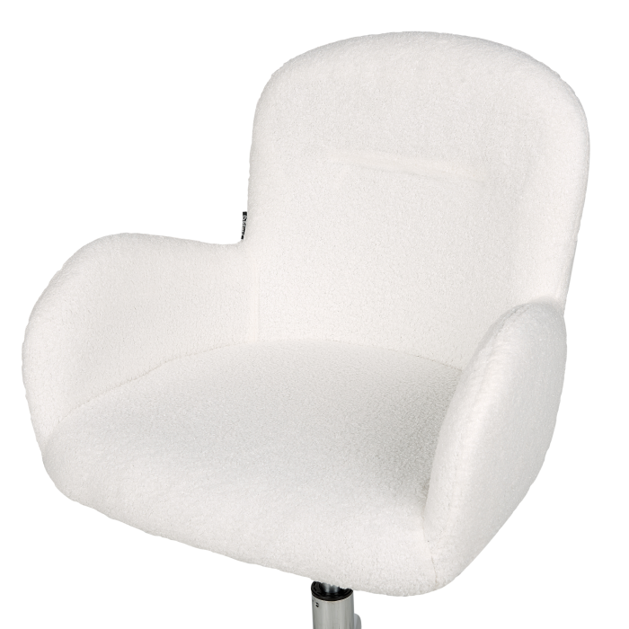 Office chair PRIDDY Boucle Off-white [7]