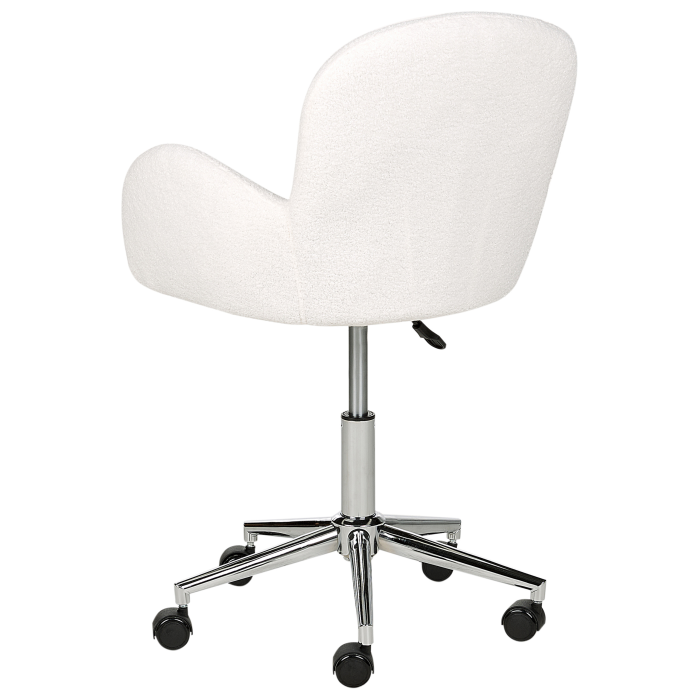 Office chair PRIDDY Boucle Off-white [6]