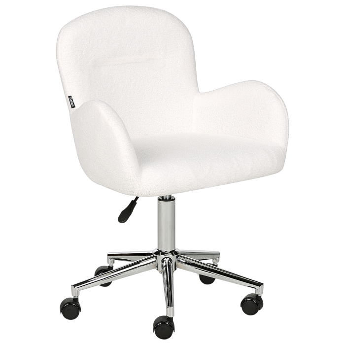 Office chair PRIDDY Boucle Off-white [4]
