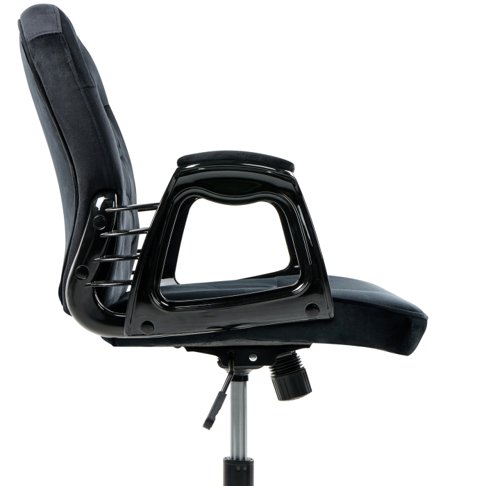 Office chair PRINCESS Velvet Black [9]