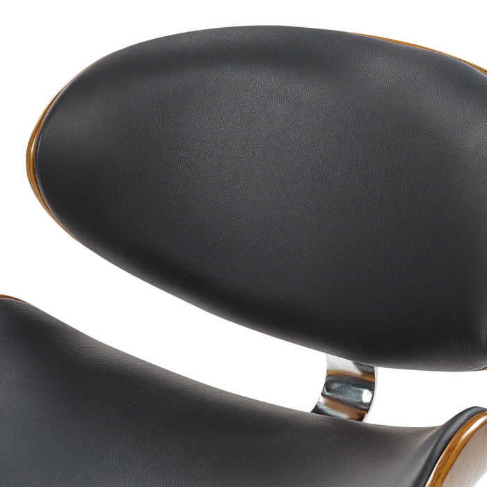 Scaun de birou ROTTERDAM Piele ecologică Negru [6]