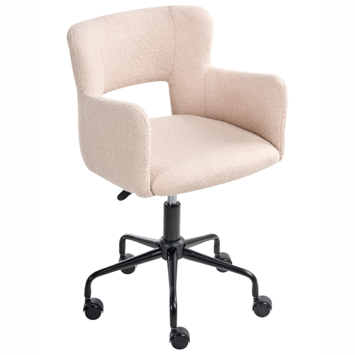 Scaun de birou SANILAC Boucle Bej [4]