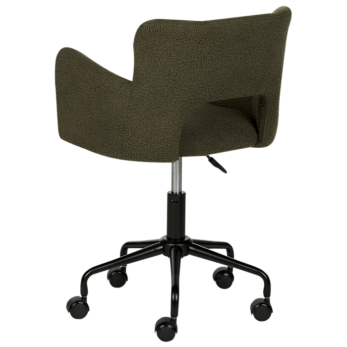 Office chair SANILAC Boucle Dark green [6]