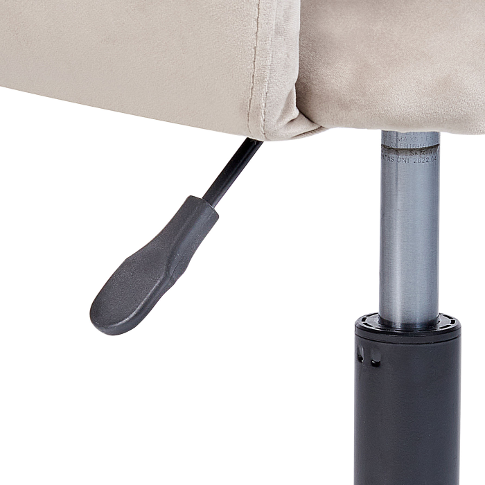 Office chair SANILAC Velvet Taupe [8]
