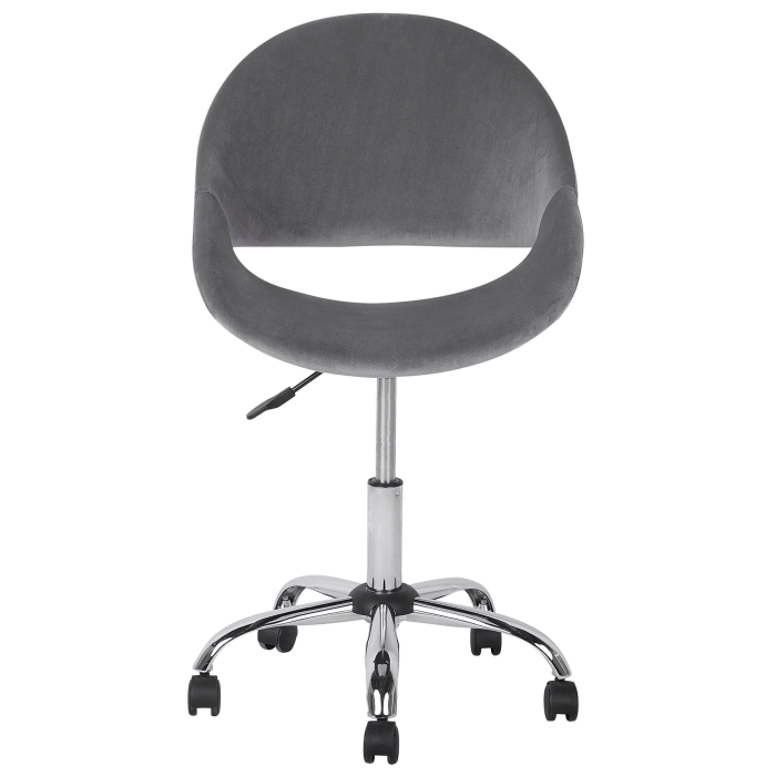 Office chair SELMA Velvet Grey [4]