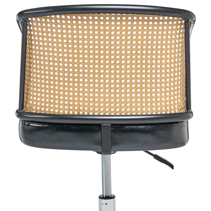 Scaun de birou TUCSON Piele ecologică Negru [6]