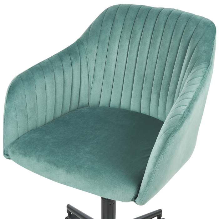 VENICE Office Chair Velvet Mint Green [7]