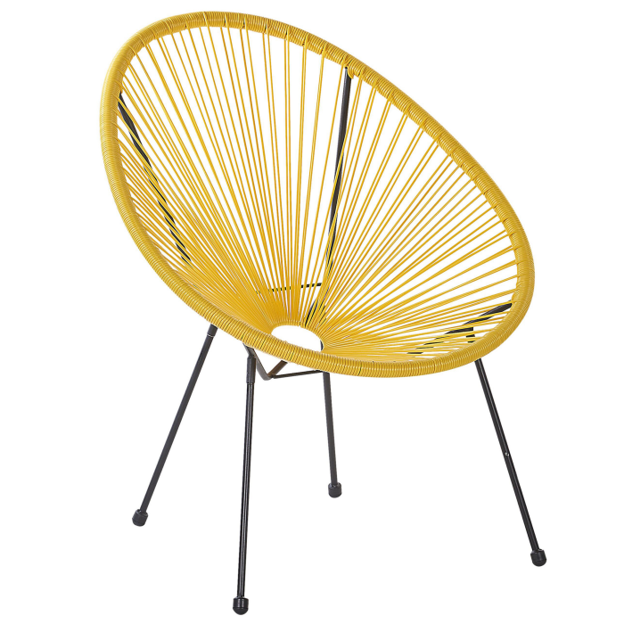 ACAPULCO Garden Chair II Synthetic Rattan Yellow [2]