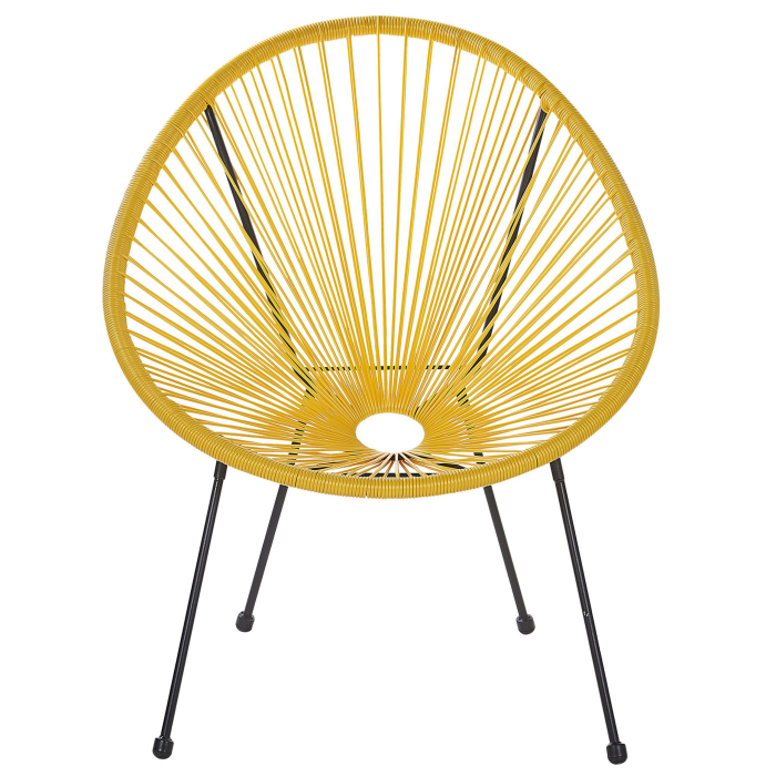 ACAPULCO Garden Chair II Synthetic Rattan Yellow [4]