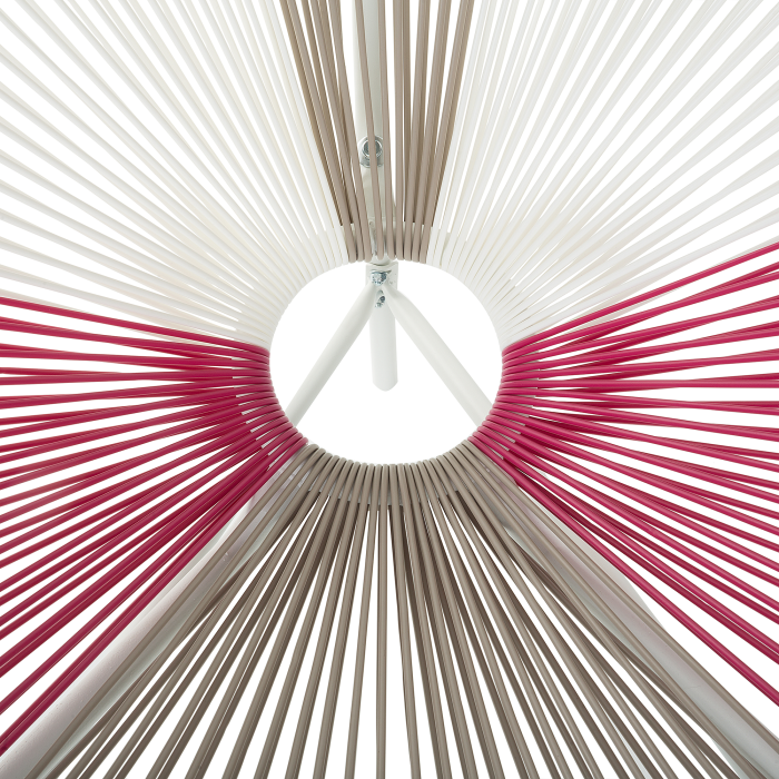 ACAPULCO Garden Chair Synthetic Rattan Fuchsia Pink [9]